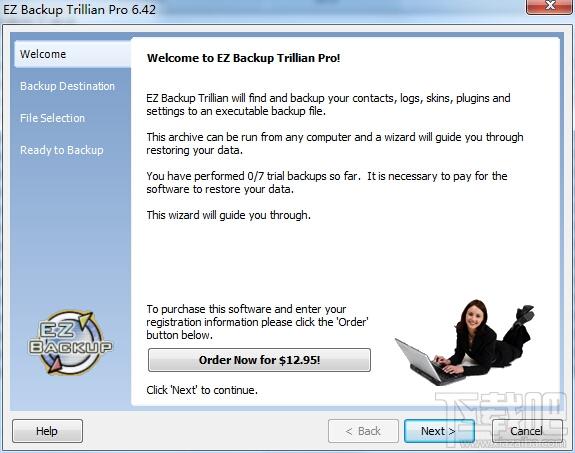 EZ Backup Trillian Pro,EZ Backup Trillian Pro下载,EZ Backup,Trillian信息备份工具