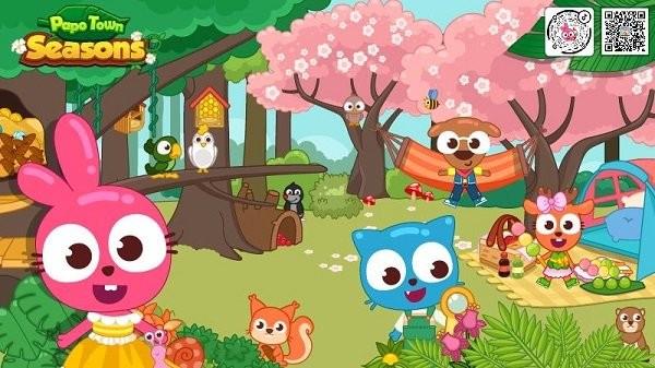 泡泡小镇四季游戏下载,泡泡小镇四季,亲子游戏,趣味游戏
